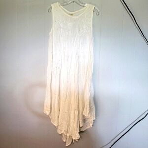 Exist White‎ Sleeveless Asymmetrical Sundress